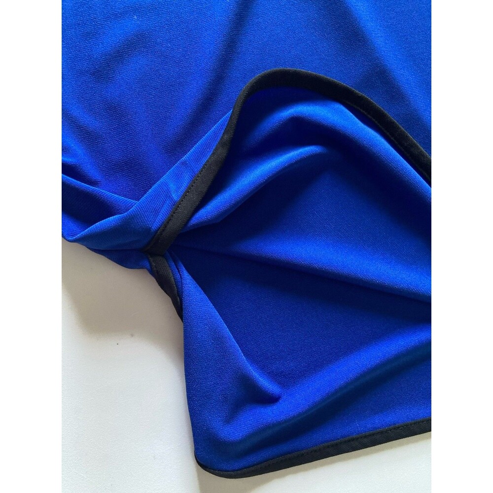 Coco Bianco Top Small Sapphire Blue Flared Sleeves Excellent Condition Stretch - Picture 8 of 16
